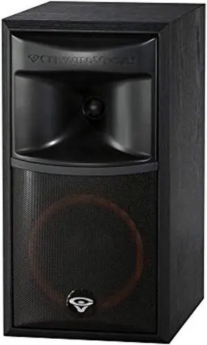 Cerwin-Vega XLS-6 2-Way Home Audio Bookshelf Speaker (Each, Black)