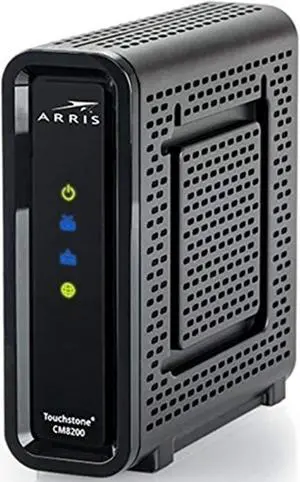 arris touchstone cm8200a docsis 3.1 ultra fast cable modem 32x8 gigabit (black)
