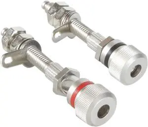 dayton audio bpa-38sn hd binding post pair satin nickel