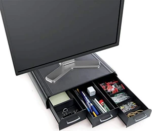mind reader pc, laptop, imac monitor stand and desk organizer, black mind reader pc, laptop, imac monitor stand and desk organizer, black