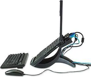 ear vertical notebook computer riser, cable management, 9 x 3-3/4 x 9-1/2, black ear vertical notebook computer riser, cable management, 9 x 3-3/4 x 9-1/2, black