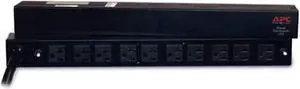 apc ap9560 120v 10 port basic power distribution pdu rack