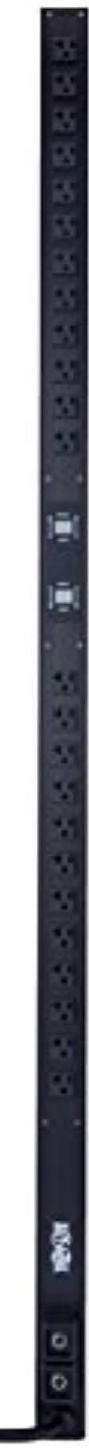 tripp lite metered pdu, 30a, 24 outlets (5-15/20r), 120v, l5-30p, 10 ft. cord, 0u vertical rack-mount power (pdumv30)