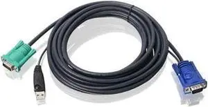 iogear g2l5205u 16 ft usb kvm cable - new - retail - g2l5205u