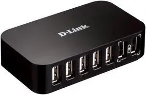 D-Link DUB-H7/B 7-Port USB 2.0 Hub