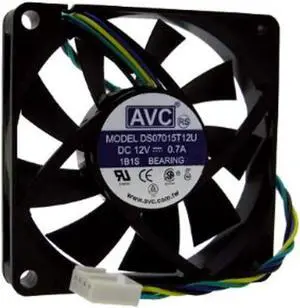 partscollection avc ds07015t12u 4pin 12v fan 70x70x15 mm