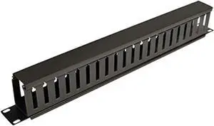 tripp lite srcableduct1u rack enclosure horizontal cable manager (finger duct) 1urm tripp lite srcableduct1u rack enclosure horizontal cable manager (finger duct) 1urm