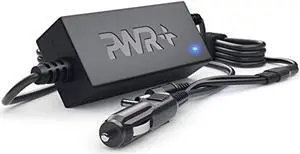 pwr+ car charger for dell inspiron 11 13 14 15 15r 17 17r 1000 2000 3000 4000 5000 6000 7000 series laptop charger - usa ul lis