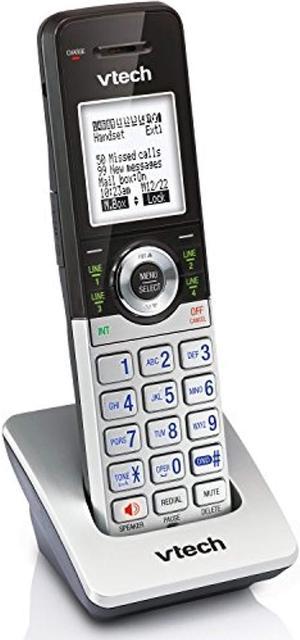 vtech cm18045 accessory handset, silver/black | requires a vtech cm18445 small business office phone system to operate