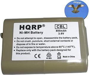 hqrp phone battery for at&t/lucent ep5922, ep5962, ep5995, ep562, tl76008, tl76108 cordless telephone plus coaster