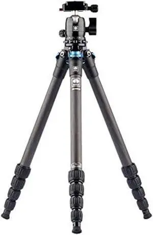 sirui am2-series am-225 profilegs carbon fiber small tripod with b-00k ball head (black)
