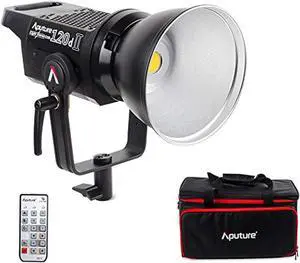 aputure light storm ls c120d mark 2 120d ii led continuous output lighting ultimate upgrade 30,000 lux @0.5m supports dmx 5 cri96+ tlci97+ preprogrammed lighting effects vmount