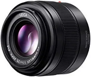 panasonic lumix g leica dg summilux lens, 25mm, f1.4 asph, mirrorless micro four thirds, dust and splash-resistant design, h-xa