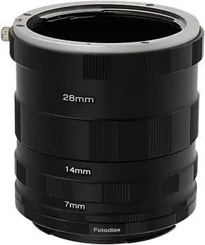 fotodiox canon eos macro extension tube set for extreme close-ups