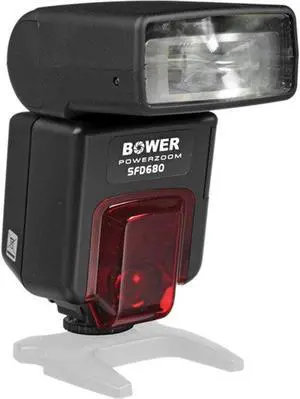 bower digital autofocus power zoom flash for nikon d2x/200/3x/40x/50/60/70/80/90/5000/5100/700/7000, digital slr cameras (sfd68