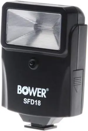 bower sfd18 compact lightweight digital slave flash with bracket