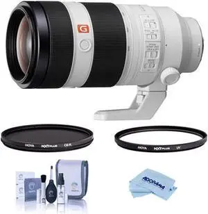sony fe 100-400mm f/4.5-5.6 gm oss e-mount lens ts-e 50mm f/2.8l usa warranty - bundle with hoya 77mm 10-layer hmc uv filter, h