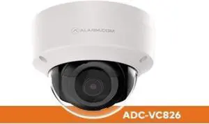 alarm.com 1080p hd indoor/outdoor dome security camera adcvc826