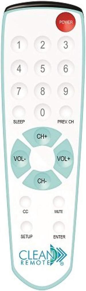 5-pack clean remote universal tv remote - big button