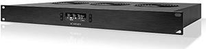 ac infinity cloudplate t2, rack mount fan 1u, top exhaust airflow, for cooling av, home theater, network 19" racks
