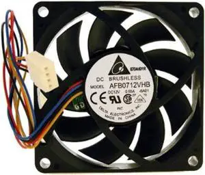 delta afb0712vhb 4-pin 70mm x 15mm sensor fan