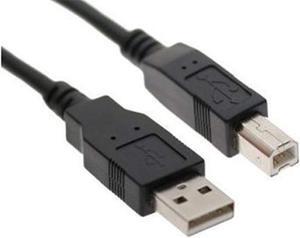 imbaprice 15 feet black usb 2.0 printer and scanner cable for hp deskjet 1000 2510 2540 3510 3520, envy 4500, officejet 8600, p