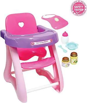 jc toys for keeps-high chair for dolls (6piece) jc toys for keeps-high chair for dolls (6piece)