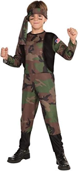 forum novelties camo soldier costume, child medium