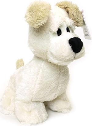 Ralph the Dog 9" White Plush Stuffed Animal by Ganz