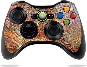 mightyskins skin compatible with microsoft xbox 360 controller  woodlands  protective durable and unique vinyl decal wrap c