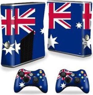 mightyskins skin compatible with microsoft xbox 360 s slim  2 controller skins wrap sticker skins australian flag