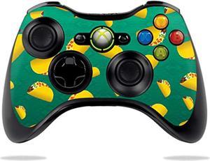 mightyskins skin compatible with microsoft xbox 360 controller  tacos  protective durable and unique vinyl decal wrap cover