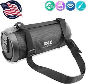 wireless portable bluetooth boombox speaker - 300 watt rechargeable boom box speaker portable music barrel loud stereo system w