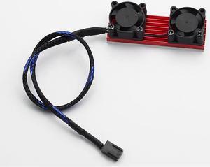 PCIE SSD M.2 2280 Heat Sink Radiator 3in1 for SM951 960 961 Rapid Cooling Cooler Fan & Heatsink Fin Thermal Pad 3Pin Power Cord(black)