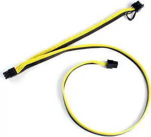 Modular PSU Power Supply Cables PCI e 6pin to 2 PCI-e 8 pin 6+2pin PCI Express Internal Power Splitter Ribbon Cable