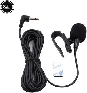 Professionals Mini Microphone for Car Audio 3.5mm Jack Plug Mic Stereo Wired External Microphone for GPS Car DVD Radio