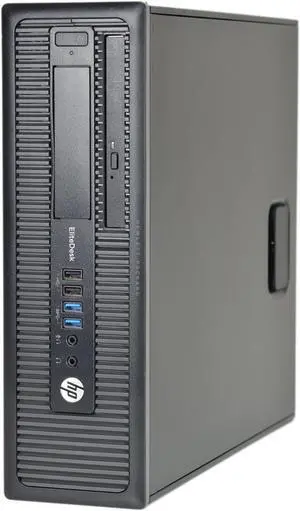 HP EliteDesk 800 G1 Desktop Intel Core i5-4570 3.20Ghz 8GB 256GB SSD DVDRW Windows 10 Pro With New Keyboard & Mouse