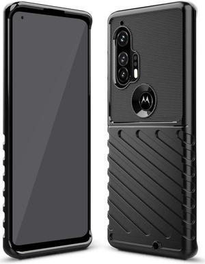 Moto Edge Plus Case Moto Edge Case Shock Absorption Anti Scratch Heavy Duty Durable Drop Protection Cell Phone Cover for Motorola Moto EdgeLT Black