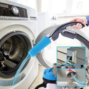 Dryer Vent Cleaner Kit, Dry Vent Cleaning Kit, Vacuum Hose Attachment Brush Lint Remover Dryer Vent Vacuum Hose