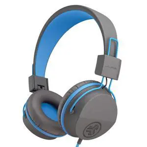 On-Ear Kids Wired Headphones, Toddler Headphones, Kid Safe, Studio Volume Safe, Volume Limiter, Folding, Adjustable, Noise Isolation, with Mic (Graphite/Blue) On-Ear Kids Wired Headphones, Toddler Headphones, Kid Safe, Studio Volume Safe, Volume Limiter, Folding, Adjustable, Noise Isolation, with Mic (Graphite/Blue)