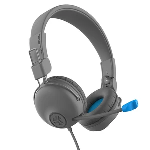 JBuddies Learn On-Ear Kids Headphones, Retractable Boom Mic, Built-in Volume Regulators for Safety, Folding, Adjustable, Great for Schooling Homework and Virtual Classes JBuddies Learn On-Ear Kids Headphones, Retractable Boom Mic, Built-in Volume Regulators for Safety, Folding, Adjustable, Great for Schooling Homework and Virtual Classes
