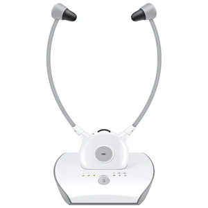Wireless Headphones for TV, Designed for Seniors Wireless TV Voice Highlighting Headphones 2.4GHz Technology100ft Transmit Range 2 Batteries Wireless Headphones for TV, Designed for Seniors Wireless TV Voice Highlighting Headphones 2.4GHz Technology100ft Transmit Range 2 Batteries