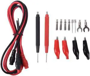 16pcs Universal Digital Multimeter Probe Test Leads Multi Meter Needle Tip Tester Lead Probe Wire Pen Cable Multimeter Feelers