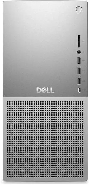 Dell Tower Plus EBT2250 Desktop PC - Intel Core Ultra 9 285 up to 5.6GHz, 128GB DDR5 RAM, 2TB NVMe SSD, Intel UHD Graphics 770, Wi-Fi 7, Bluetooth, Keyboard & Mouse, Windows 11 Pro - Platinum Silver