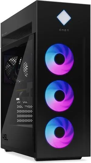 HP OMEN 45L GT22 Gaming Desktop PC - Intel Core Ultra 9 285K up to 5.7 GHz, 192GB DDR5 RAM, 16TB (2x 8TB) NVMe SSD, NVIDIA GeForce RTX 4070 Ti SUPER, Liquid Cooling, RGB Lighting, Windows 11 Pro