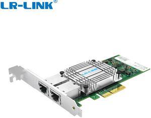 LR-LINK Intel X550 PCIe X4 10Gbps Dual Port Server Adapter 2 x RJ45, Compatible with Intel X550-T2