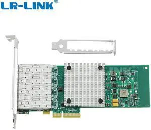 PCI Express x4 Qaud Port Gigabit SFP Ethernet Server Adapter (Intel I350 Based)