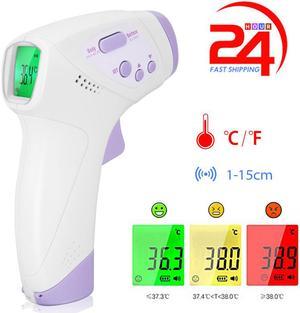 Infrared Forehead Thermometer for Adult and Kids, Premium Non-Contact Medical Temperature Gun for Baby and Child, Digital No Touch Thermometer, LCD Display