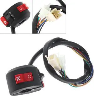 22MM Handlebar Electric Fog Light Start Steering Wheel Control Switch for 110CC Motorcycle / ATV