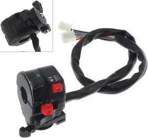 22MM Steering Wheel Start Headlight Far And Near Light Flameout Switch for Motorcycle / ATV